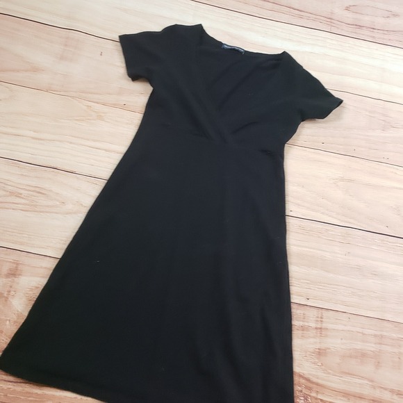 Brandy Melville Dress Womens One Size Black A-line Casual Knee Length Ladies - Picture 2 of 11